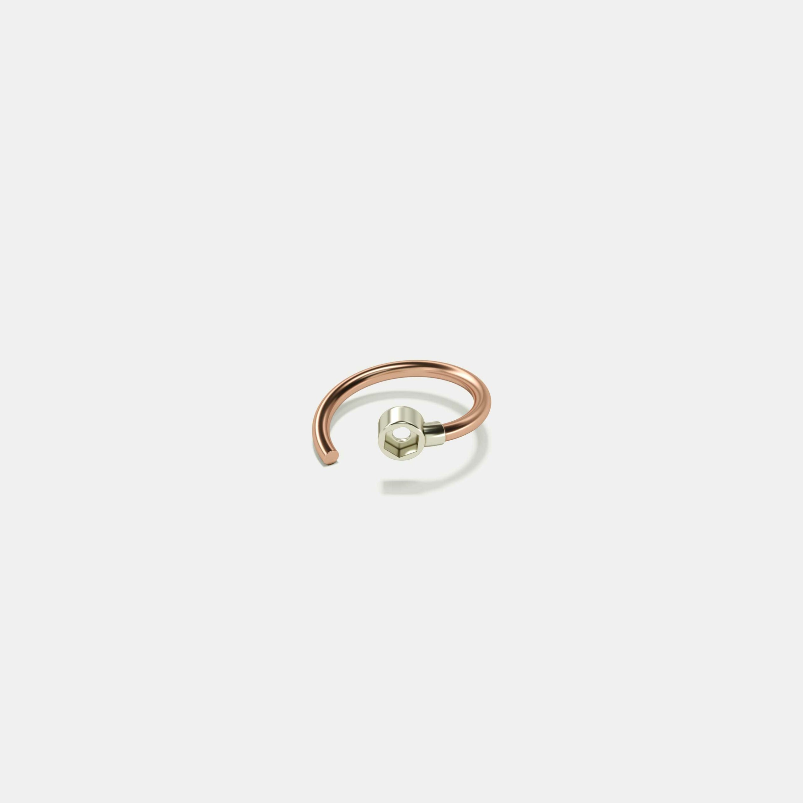 Ring № 1 in pink gold