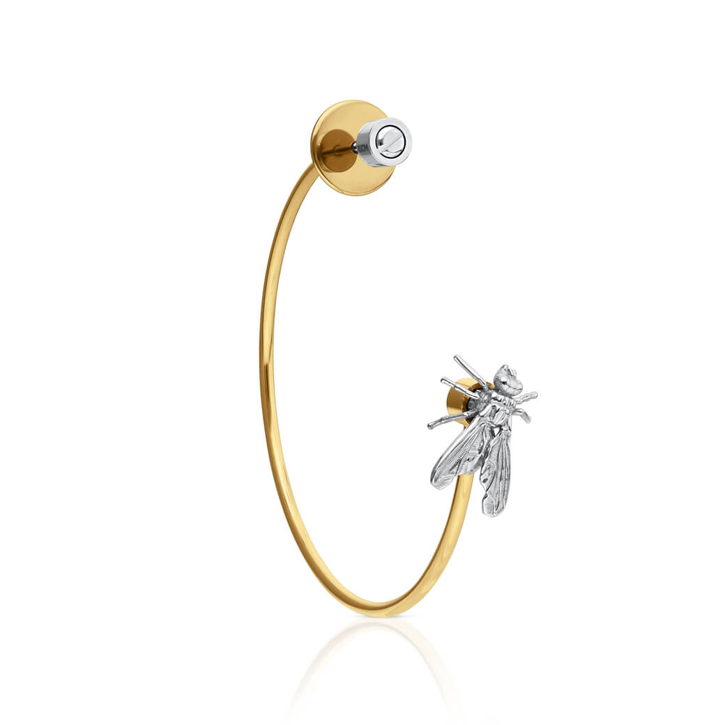 Fly Classique Limited Edition Midi Hoop Mono Earring