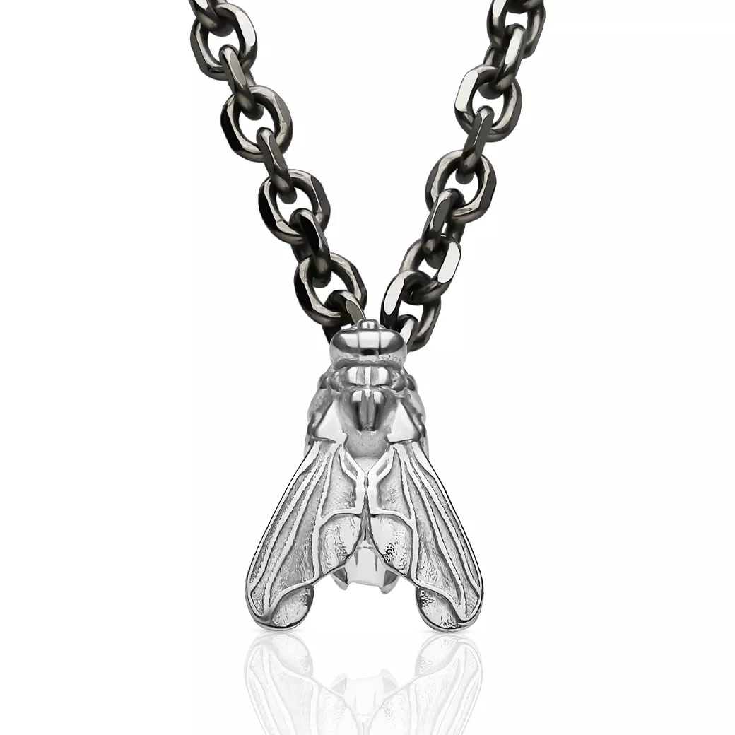 Collar Fly Classique Titanium