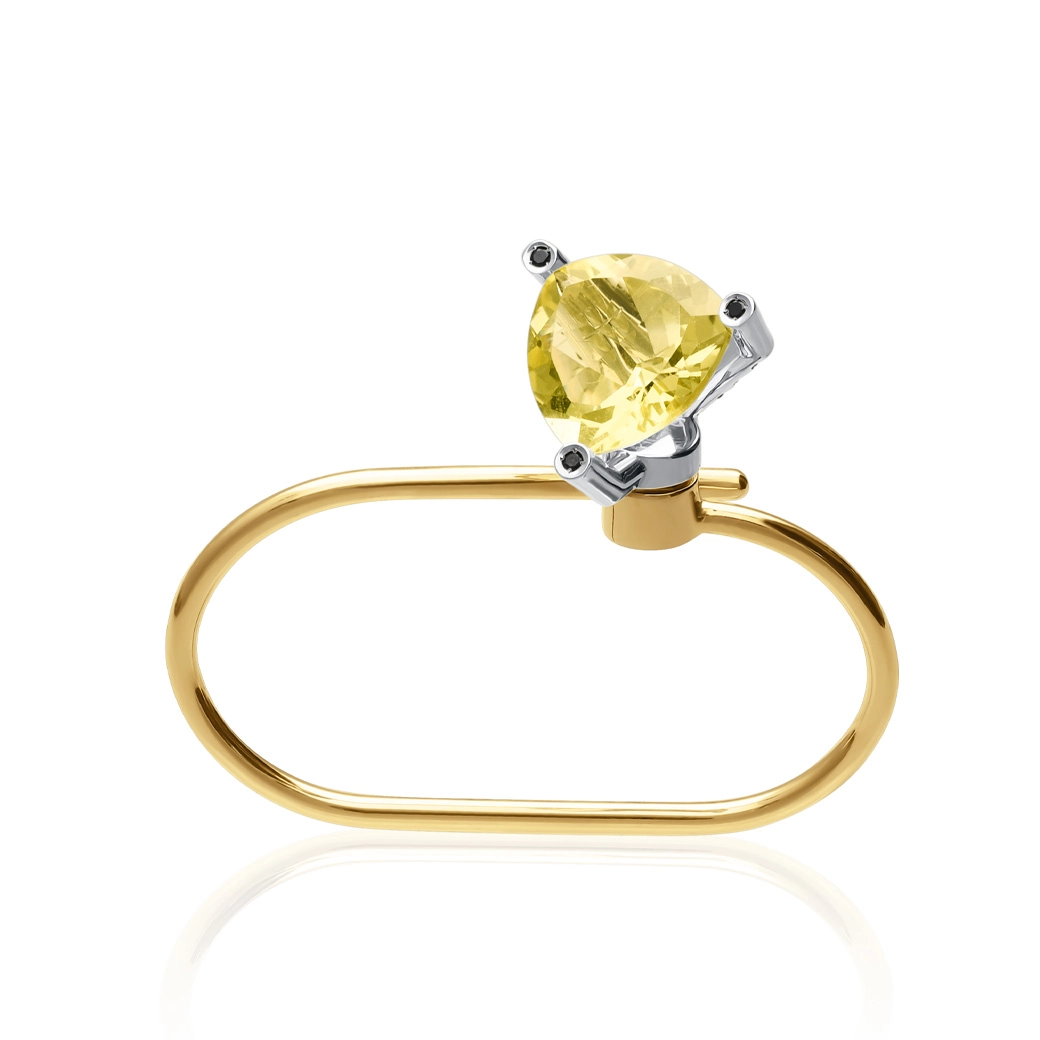 Lemon Quartz Limited Edition Ring