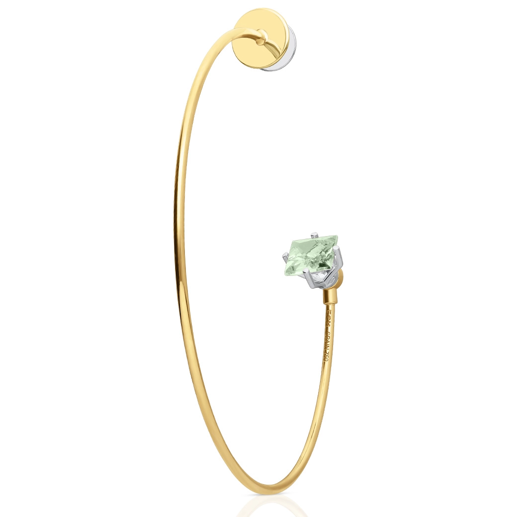 Prasiolite Limited Edition Big Hoop