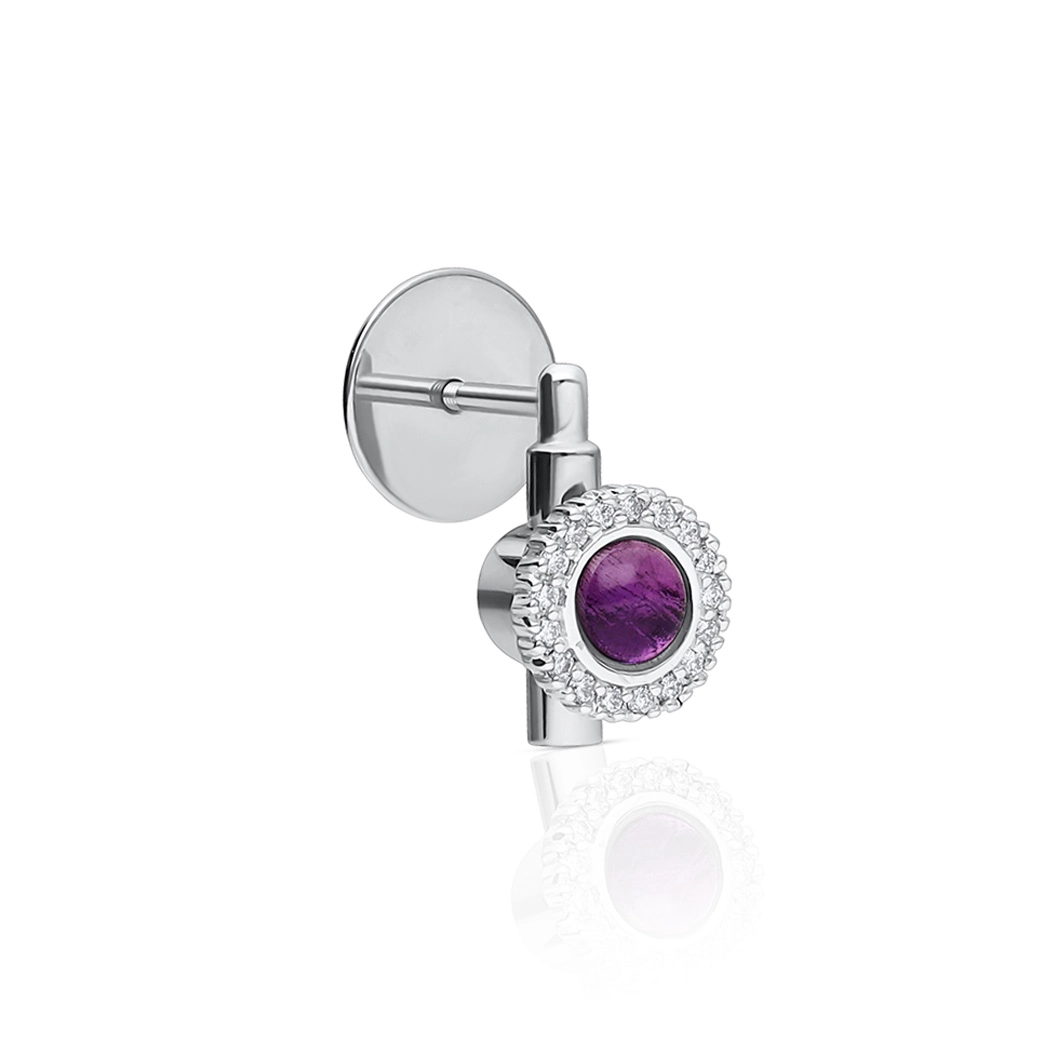 Amethyst Limited Edition Mono Earring